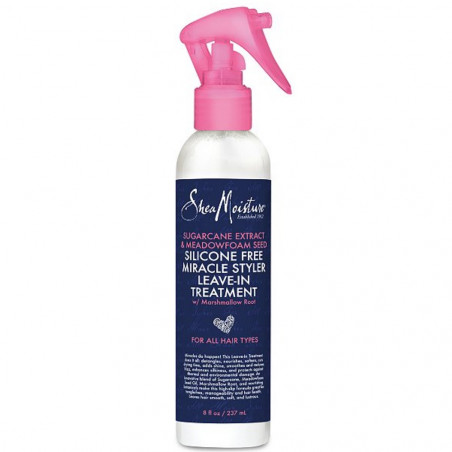 Shea Moisture Sugarcane Extract and Meadowfoam Seed Silicone Free Miracle Styler Leave-In Treatment